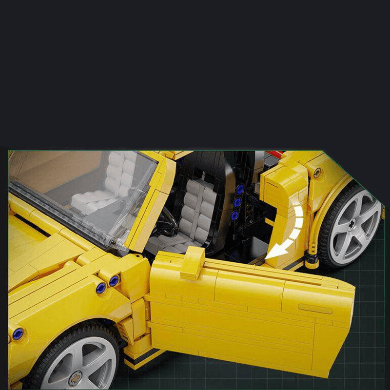 RUF CTR Yellow Bird - Building Blocks Set | Power Brickz