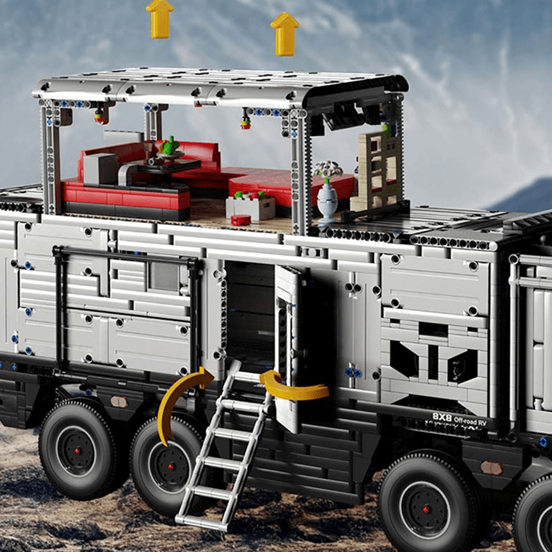 All-Terrain RV Camper SUV - Building Blocks Set | Power Brickz