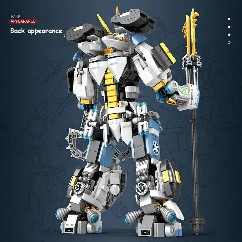 Samurai Titan Warrior Mecha - Building Set | Power Brickz