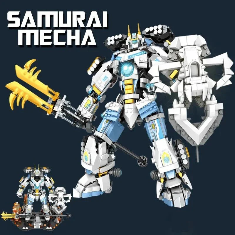 Samurai Titan Warrior Mecha - Building Set | Power Brickz