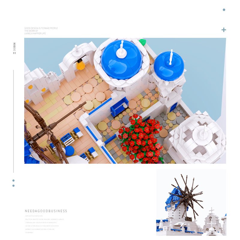 Santorini Levels - Building Set | Power Brickz