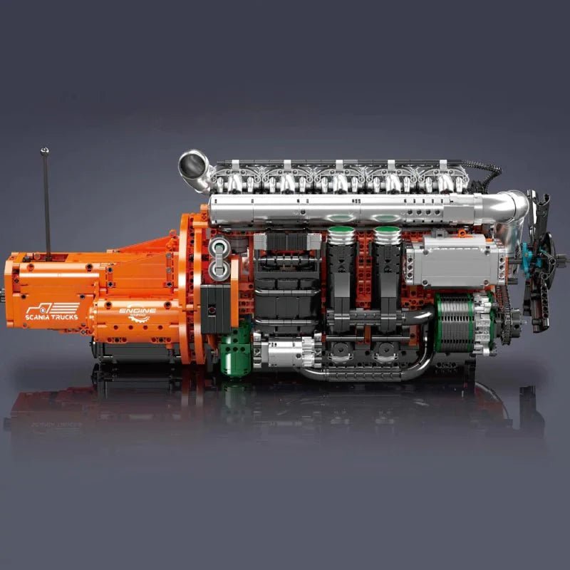 Scania Truck engine & Transmission | 3236pcs - Power Brickz