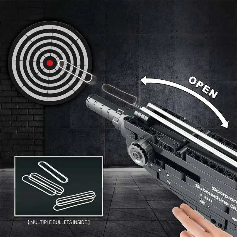 Scorpion Sub Machine Gun | 566pcs - Power Brickz