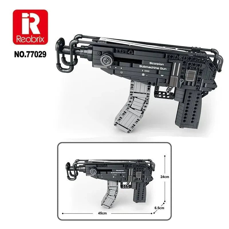 Scorpion Sub Machine Gun | 566pcs - Power Brickz