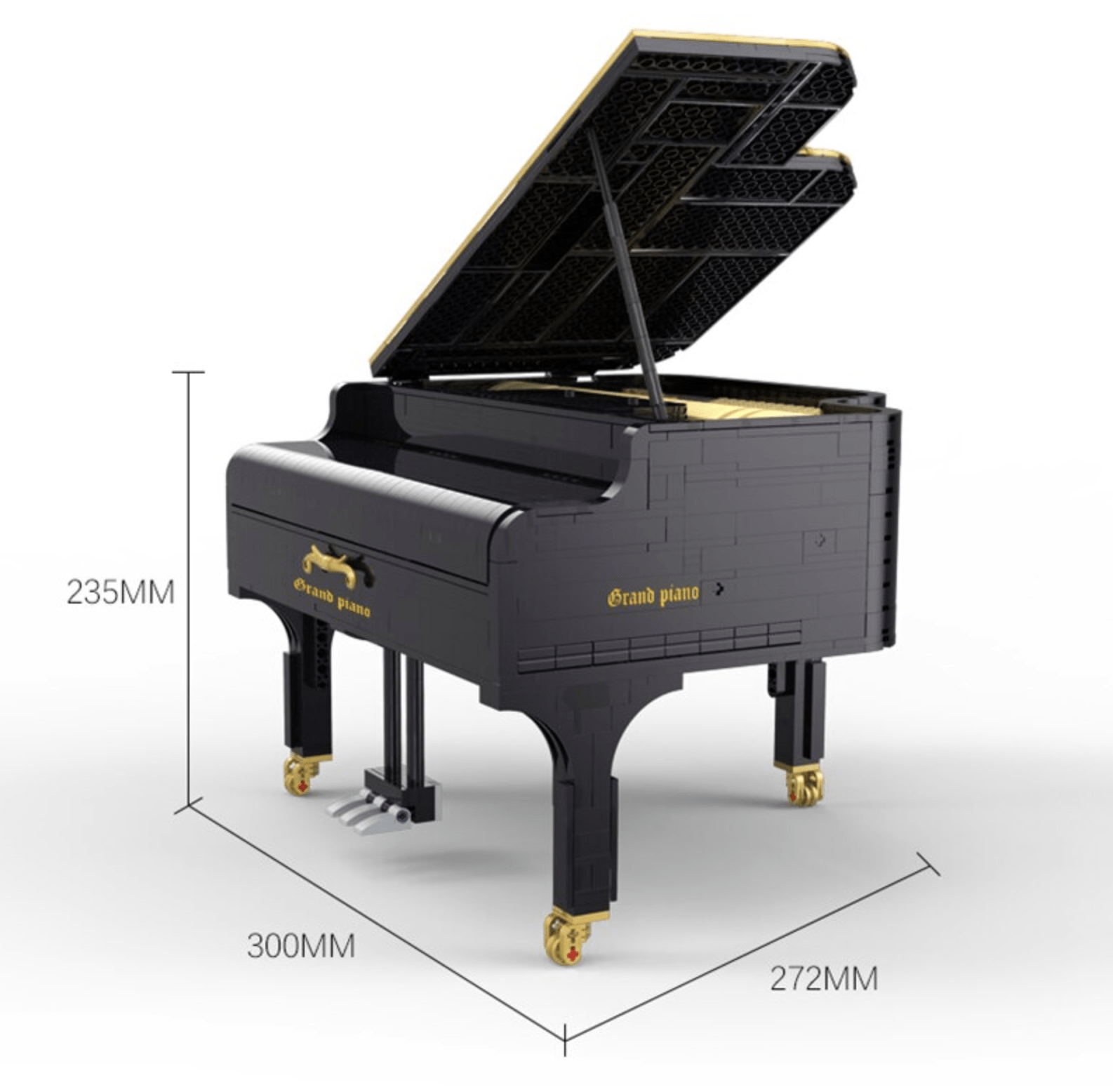 Self Playing Grand Piano - Building Set | Power Brickz