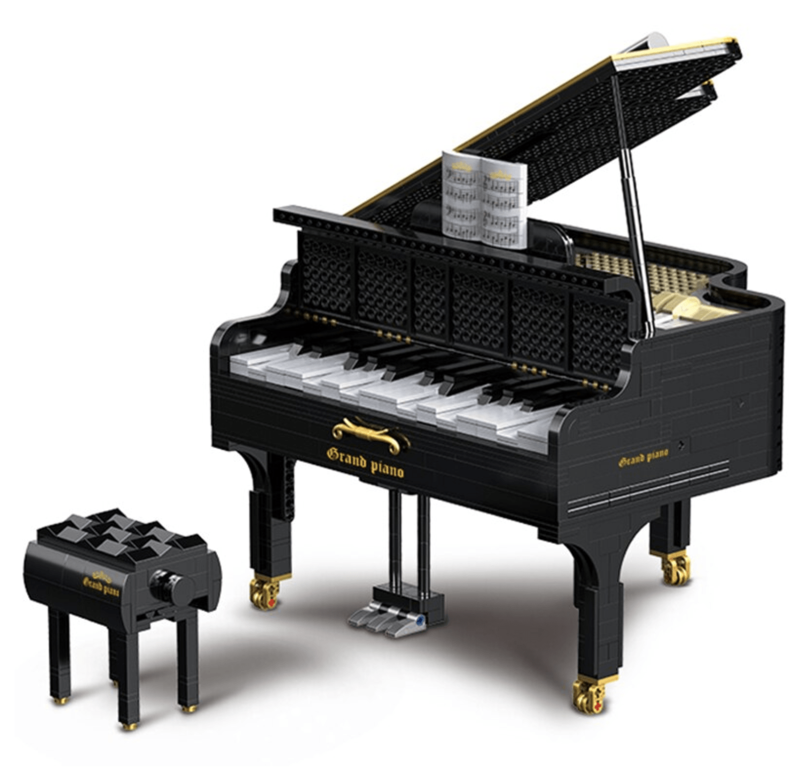 Self Playing Grand Piano - Building Set | Power Brickz