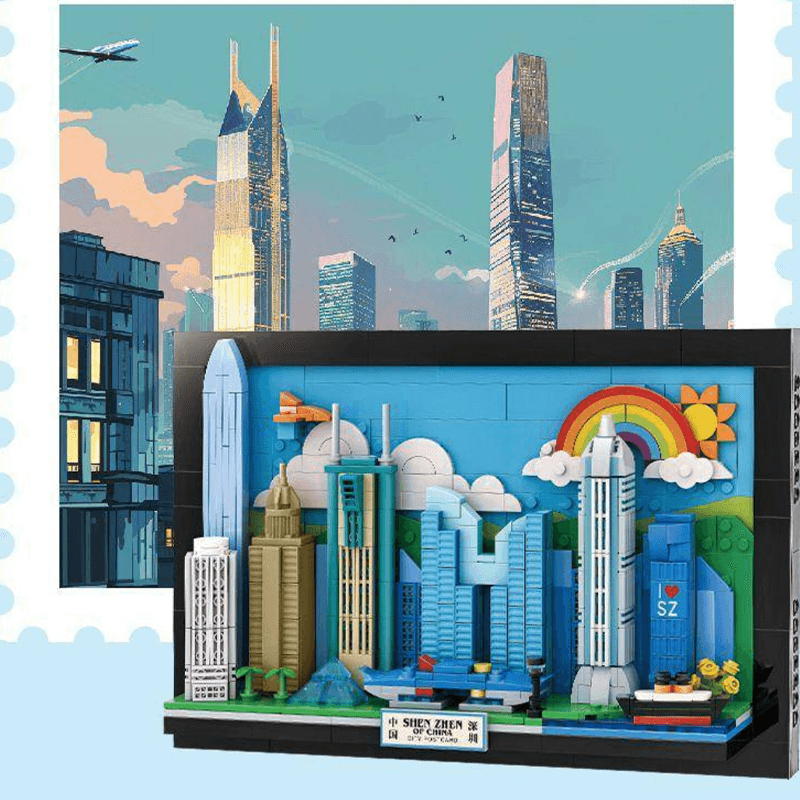 Shenzhen Skyline - Building Set | Power Brickz