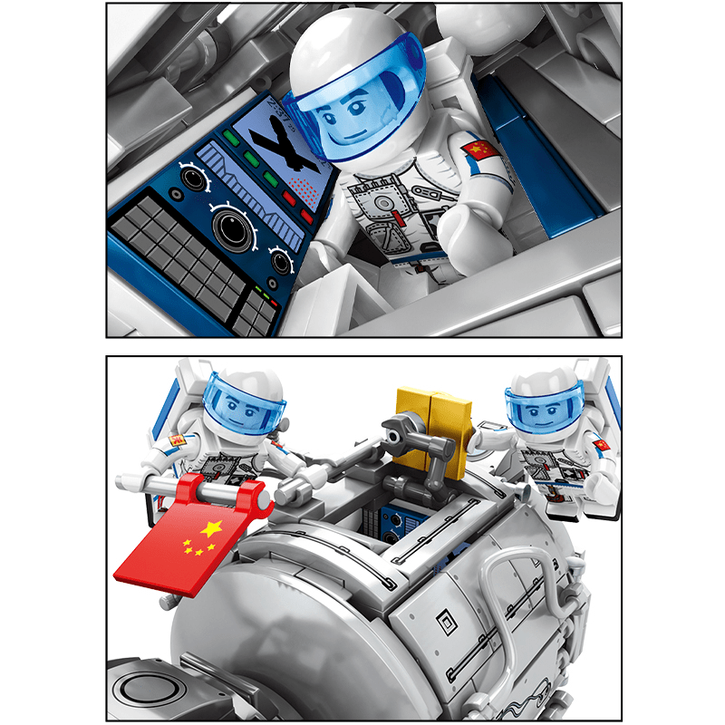 Shenzhou 7 Spacecraft - Building Set | Power Brickz