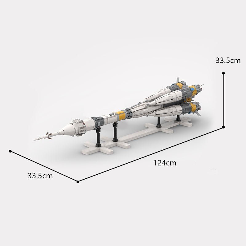 Soyuz-FG Rocket - Building Set | Power Brickz