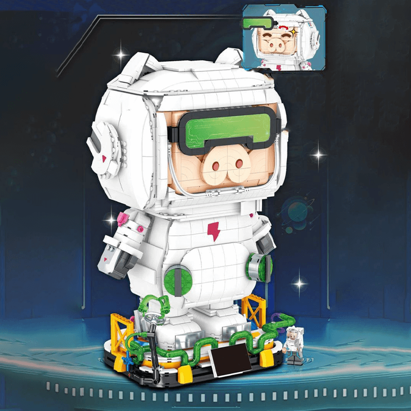 Space Piglet - Building Set | Power Brickz