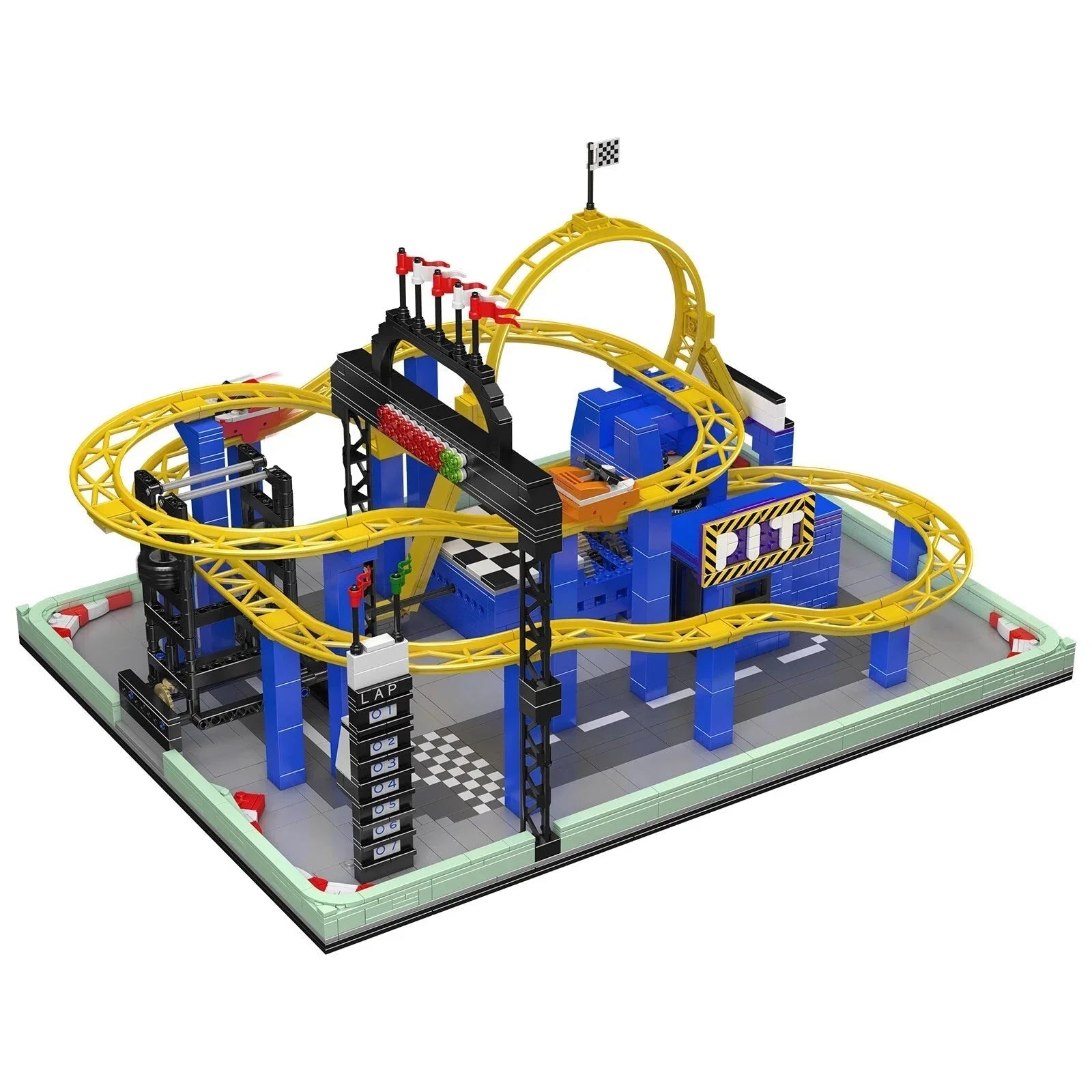 Spinning Roller Coaster Park | 1706pcs - Power Brickz