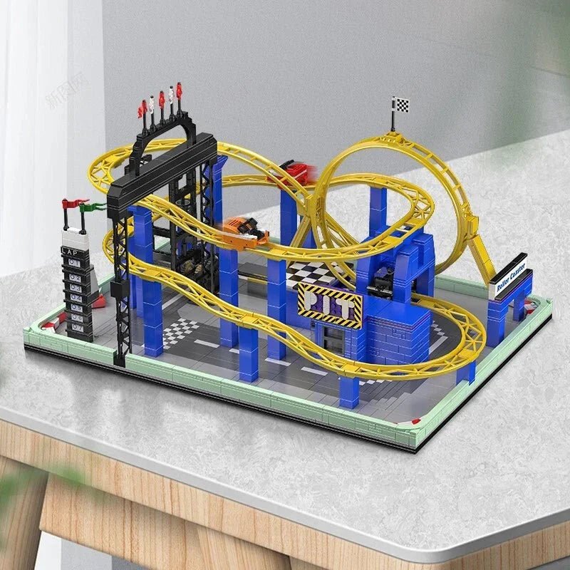 Spinning Roller Coaster Park | 1706pcs - Power Brickz