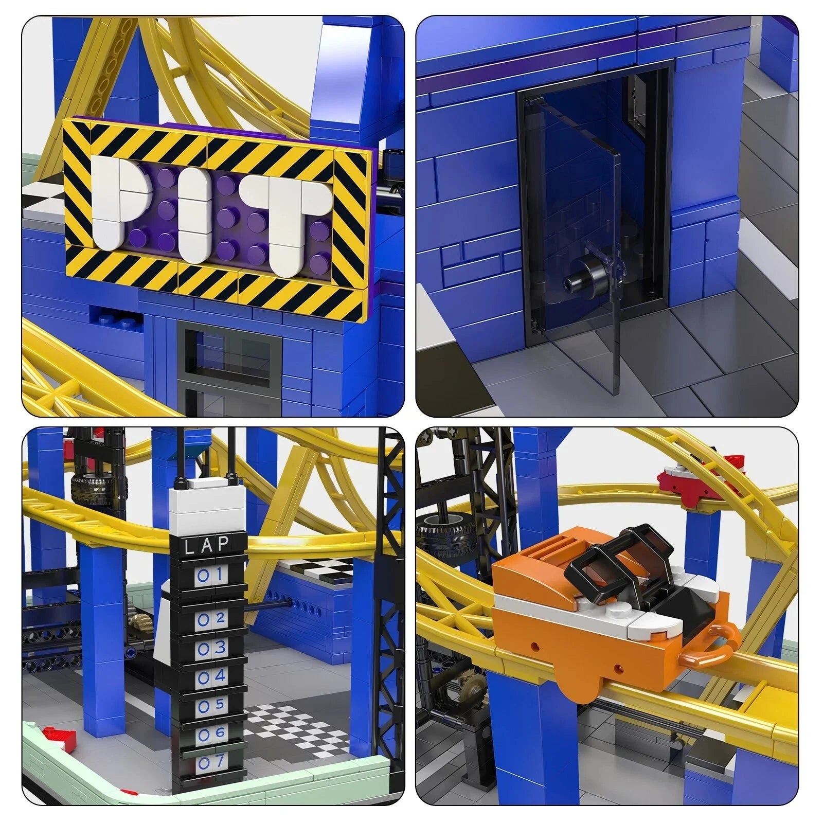 Spinning Roller Coaster Park | 1706pcs - Power Brickz