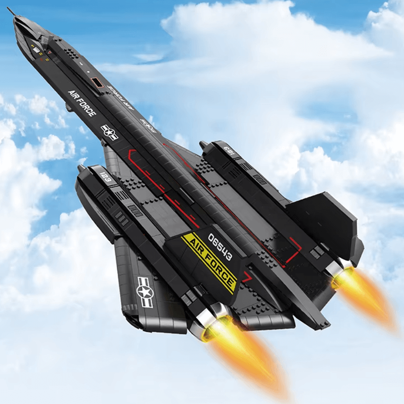 SR-71 Blackbird - Building Set | Power Brickz