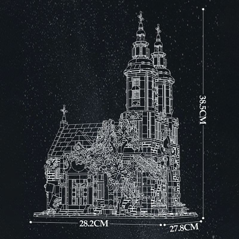 St. Andrews Church - Building Set | Power Brickz