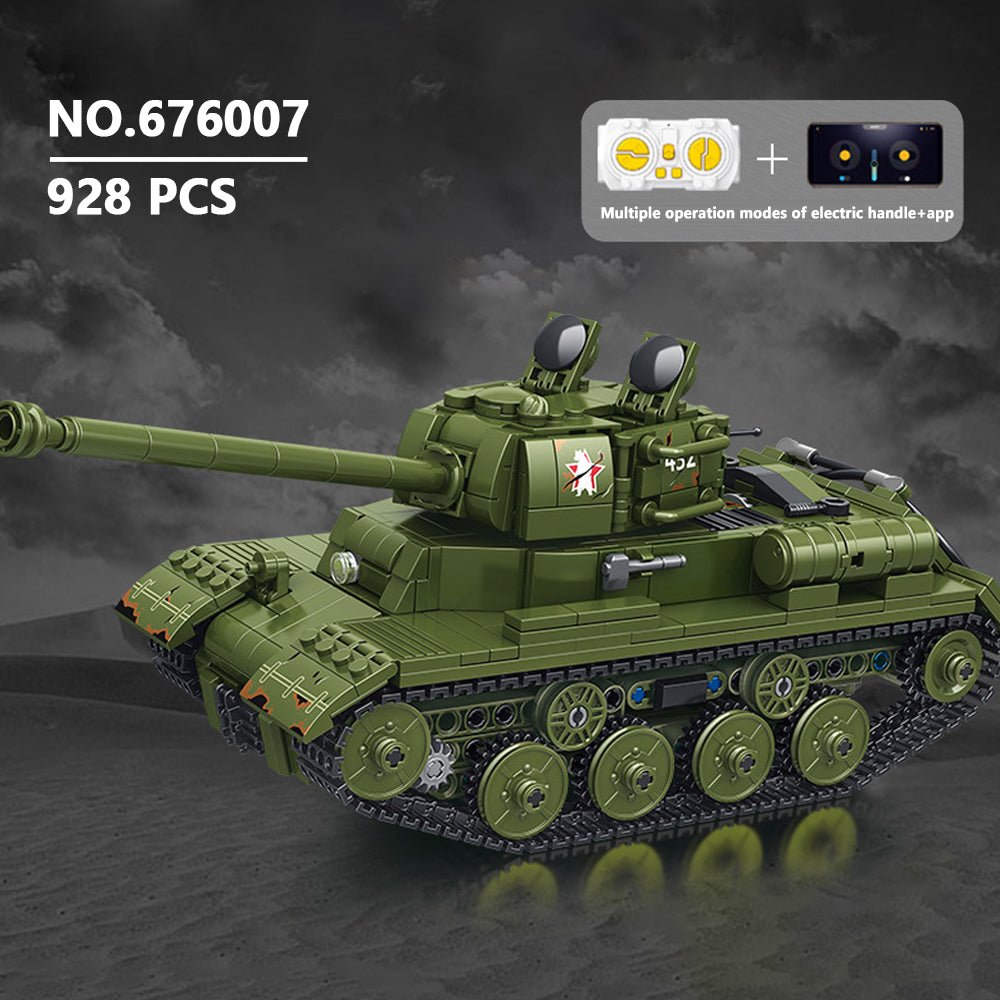 STALIN II JS-2 Heavy Tank with Power Functions - Building Set | Power Brickz