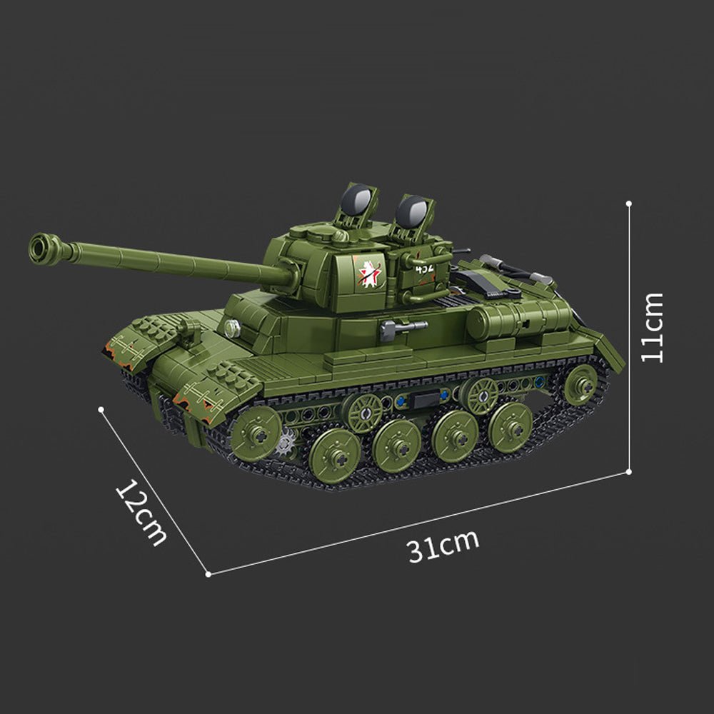 STALIN II JS-2 Heavy Tank with Power Functions - Building Set | Power Brickz