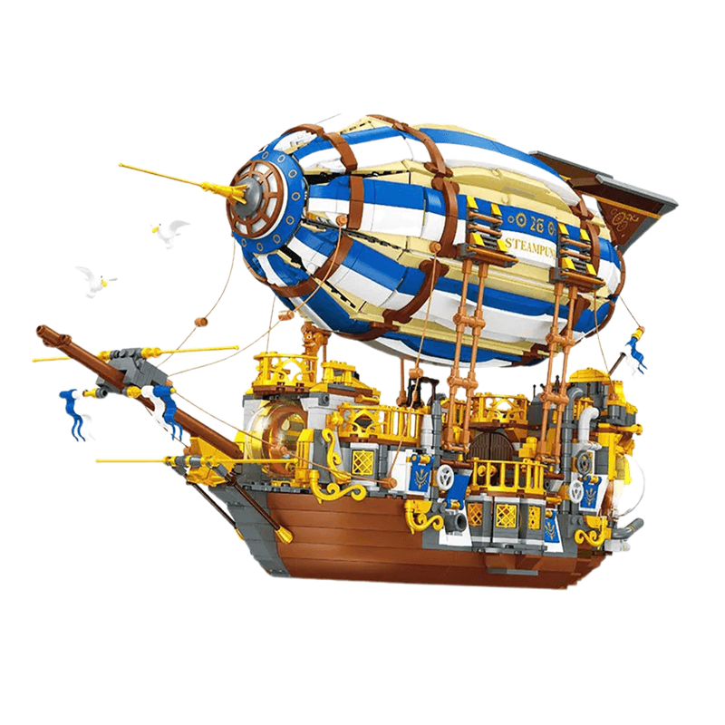 SteamPunk Airship - Building Set | Power Brickz