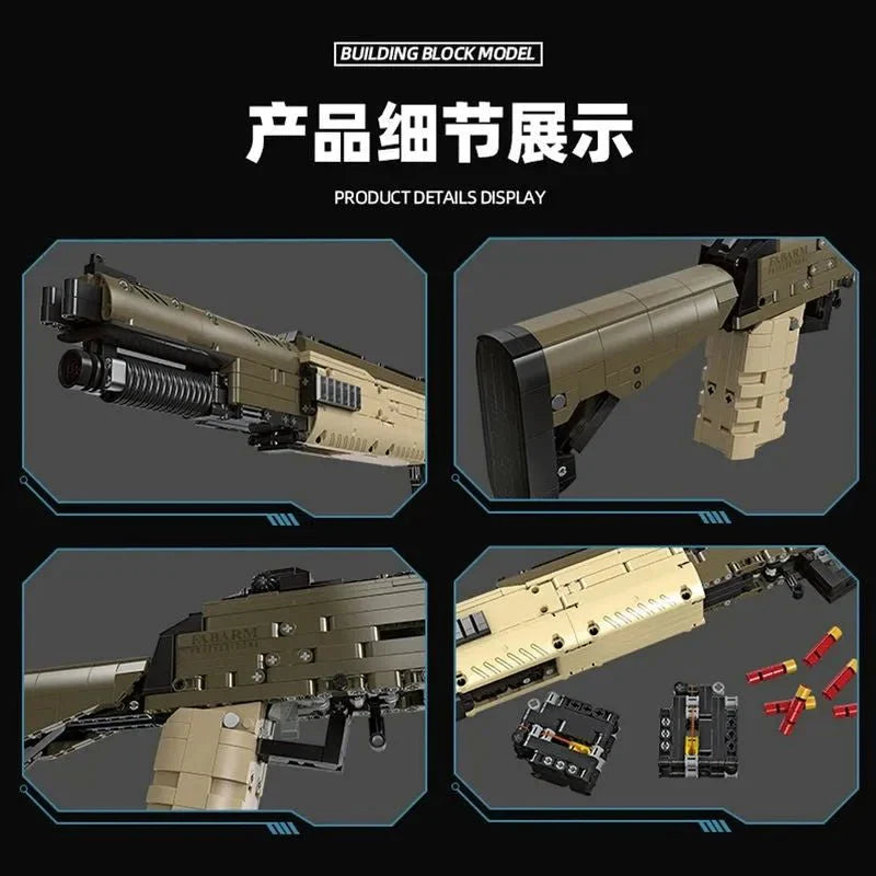 STF12 Shotgun - Building Set | Power Brickz