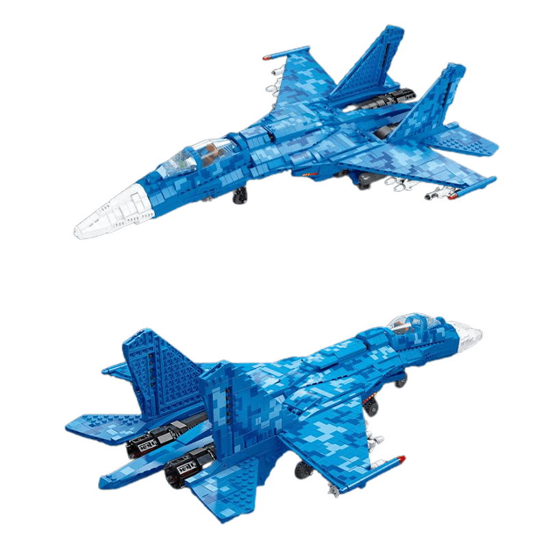 SU-35 Fighter - Building Set | Power Brickz