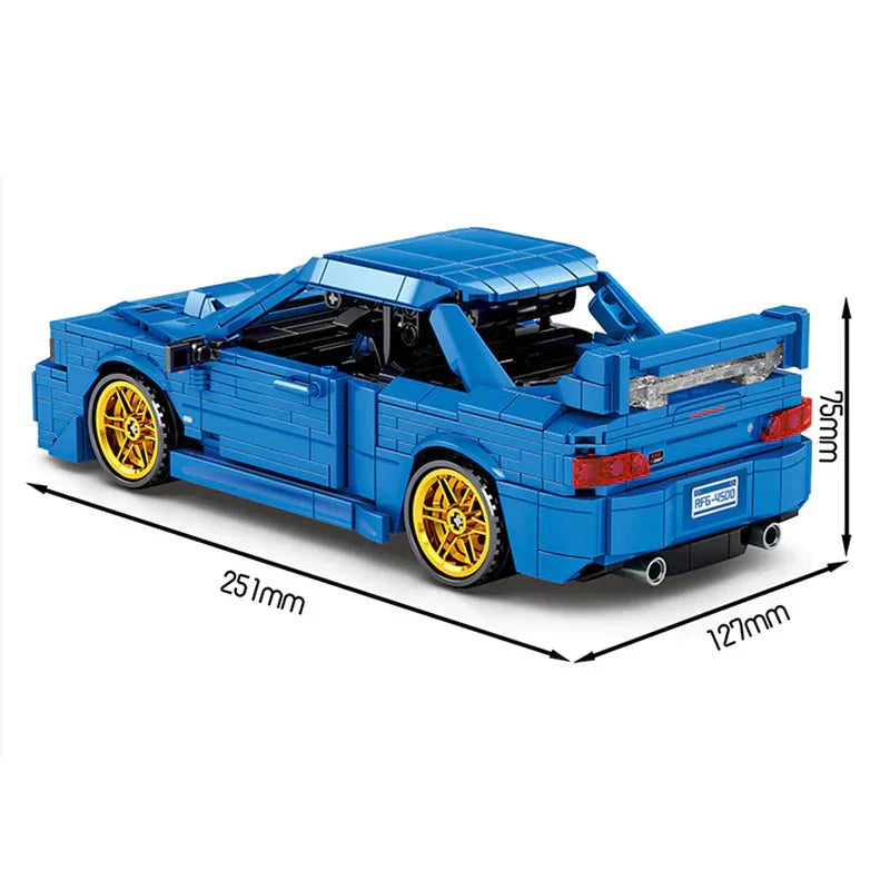 WRX STI Rally Turbo Coupe - Building Blocks Set | Power Brickz