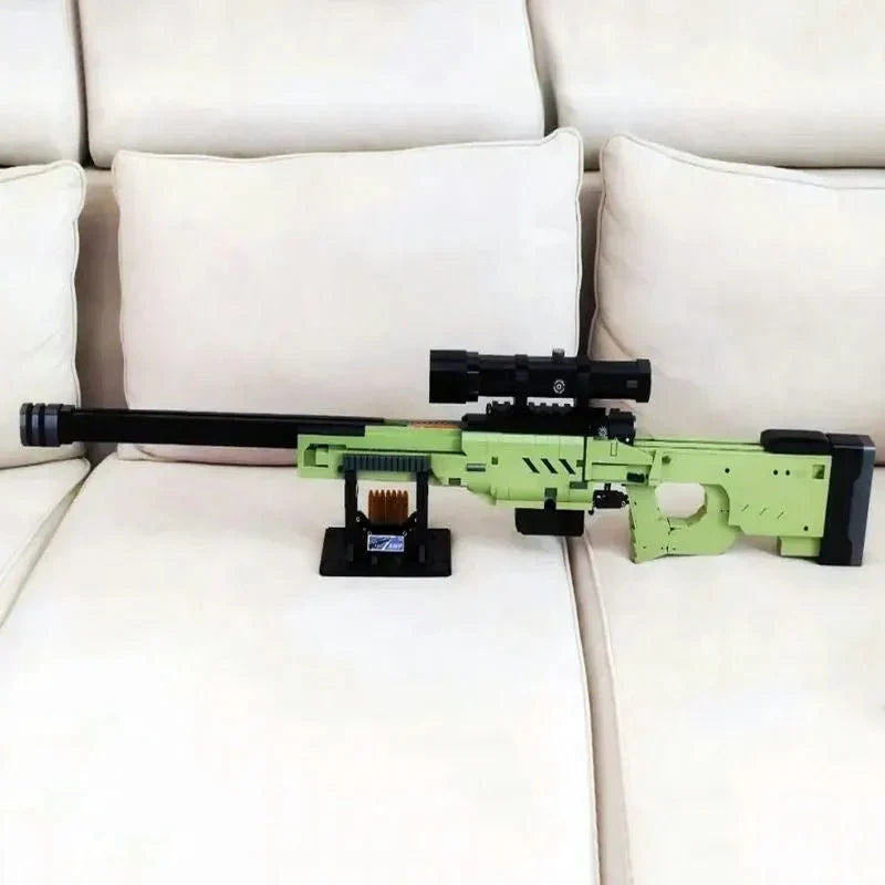 Super AWP Sniper Rifle Gun - Building Set | Power Brickz