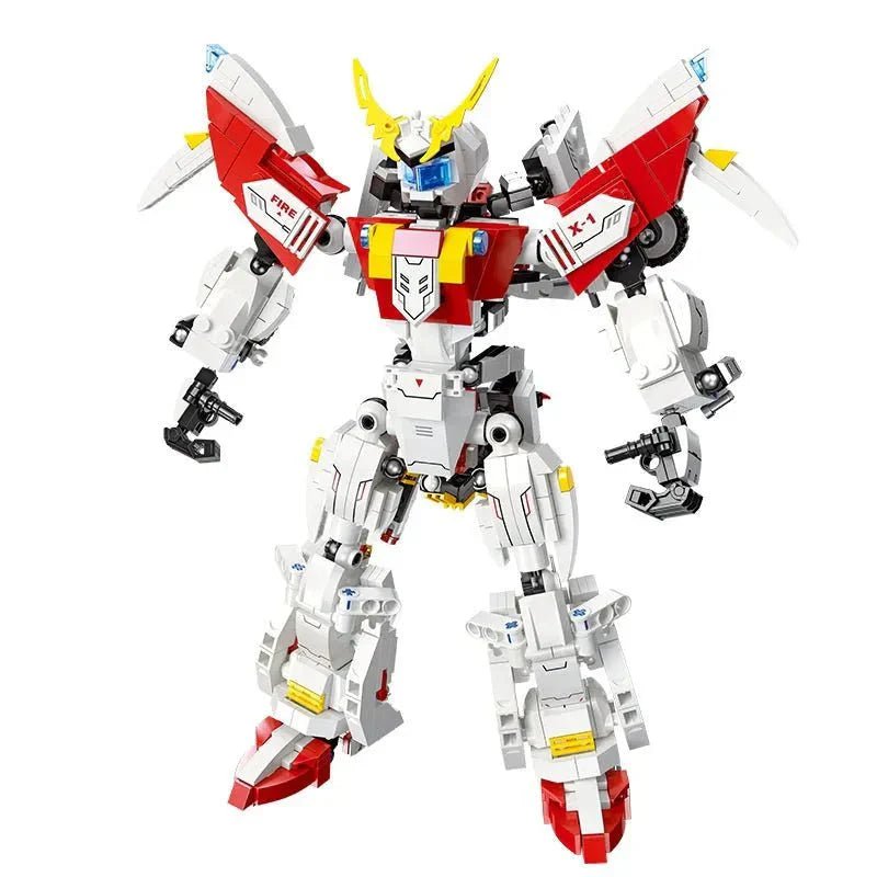 Super Deformed Flaming Meteor Mecha Robot Warrior Bricks Toy | 952pcs - Power Brickz