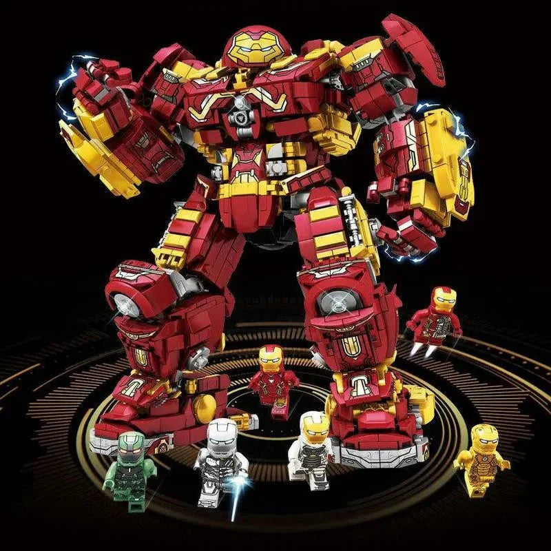 Super Heroes Marvel Iron Hero Warrior Robot Bricks Toy - Building Set | Power Brickz
