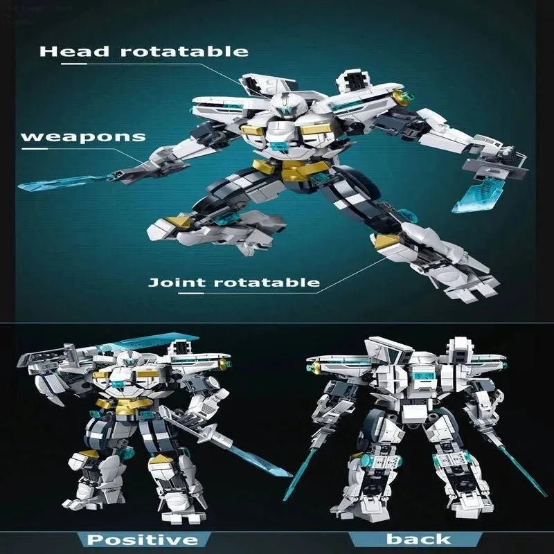 Super Transforming Mecha Robot Warrior Bricks Toy | 561pcs - Power Brickz