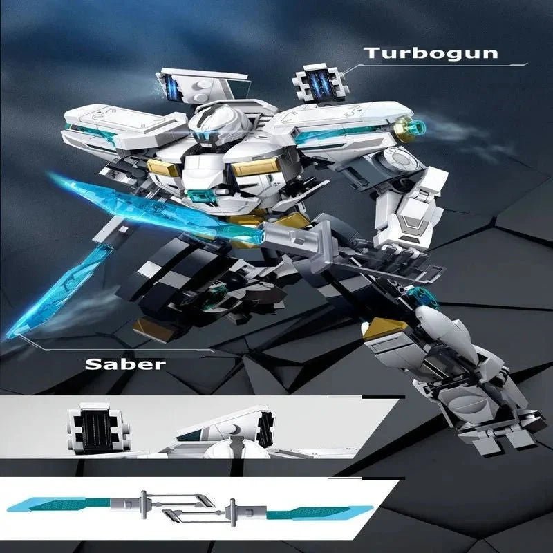 Super Transforming Mecha Robot Warrior Bricks Toy | 561pcs - Power Brickz