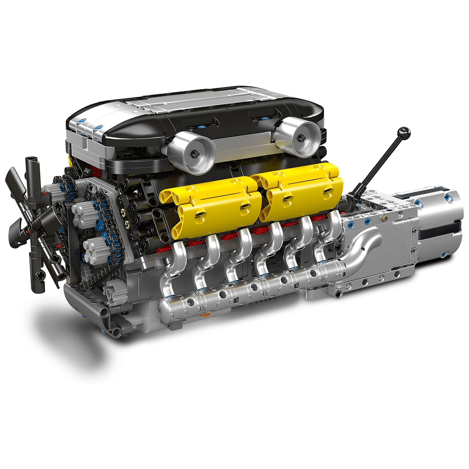 Supercar V12 Engine & Transmission | 1260pcs - Power Brickz