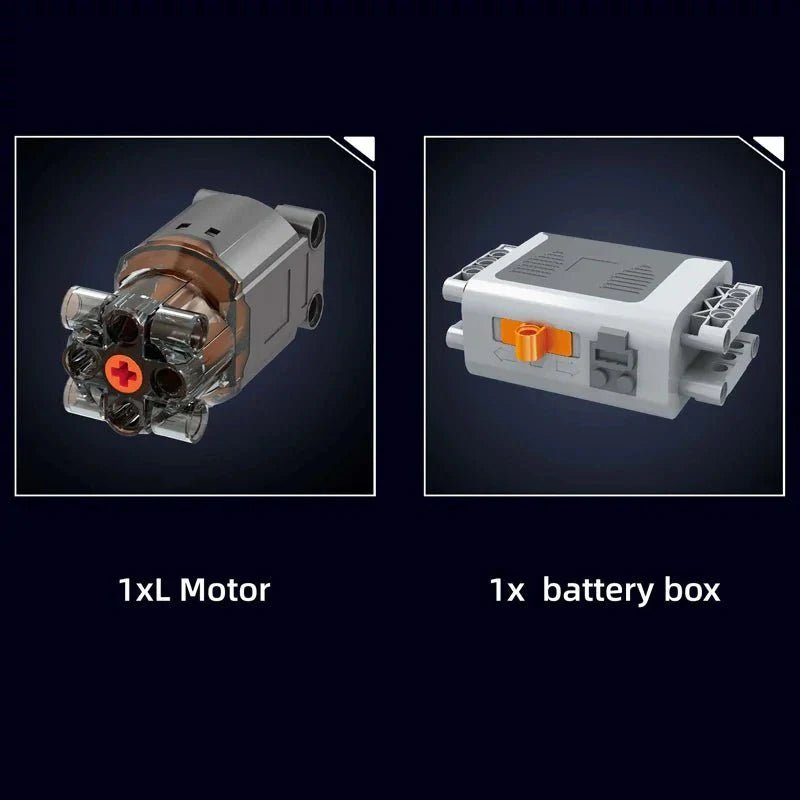 Supercar V12 Engine & Transmission | 1260pcs - Power Brickz