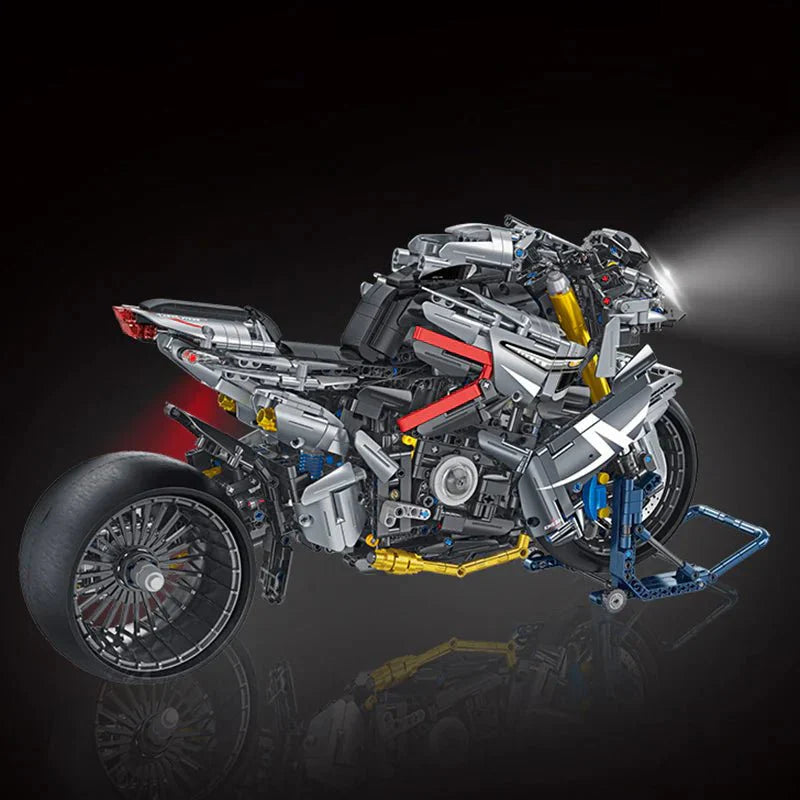 Hyper Naked Street Bike - Building Set | Power Brickz