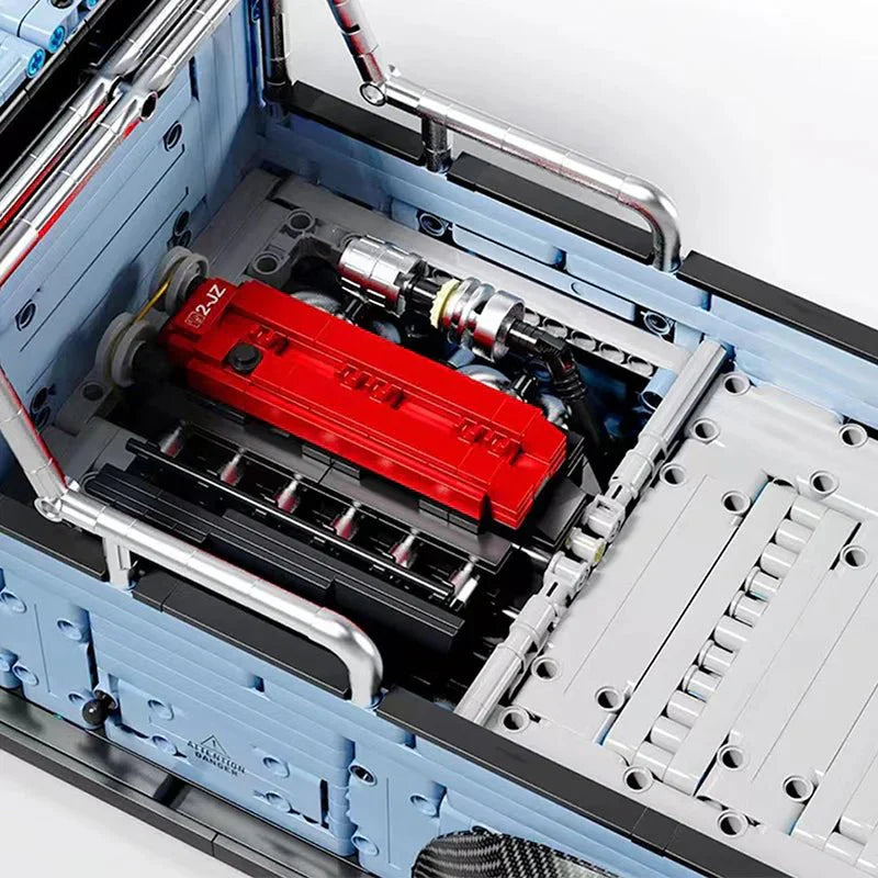 Compact JDM Kei Truck - Building Blocks Set | Power Brickz