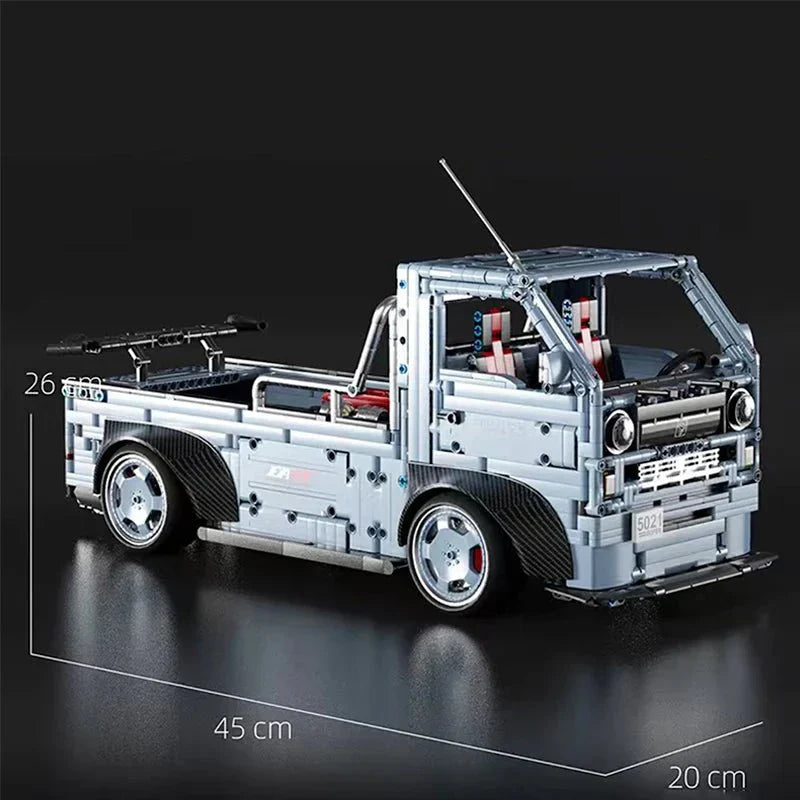 Compact JDM Kei Truck - Building Blocks Set | Power Brickz