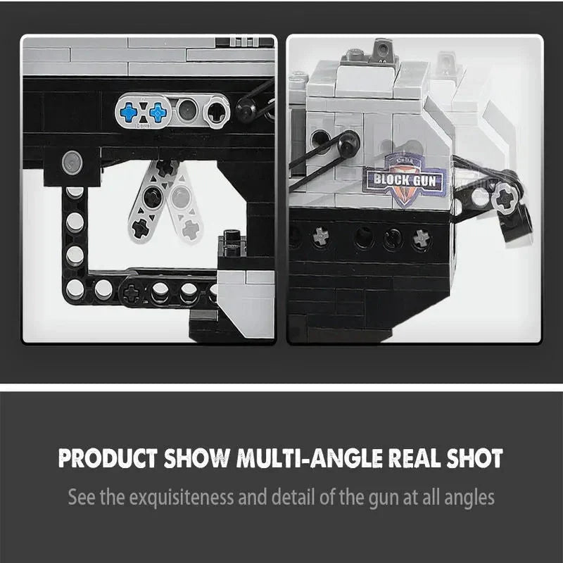 SWAT Combat Gun - Building Set | Power Brickz