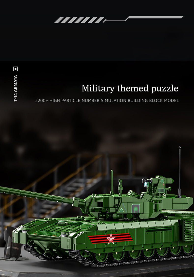 T-14 Armata Main Battle Tank - Building Set | Power Brickz