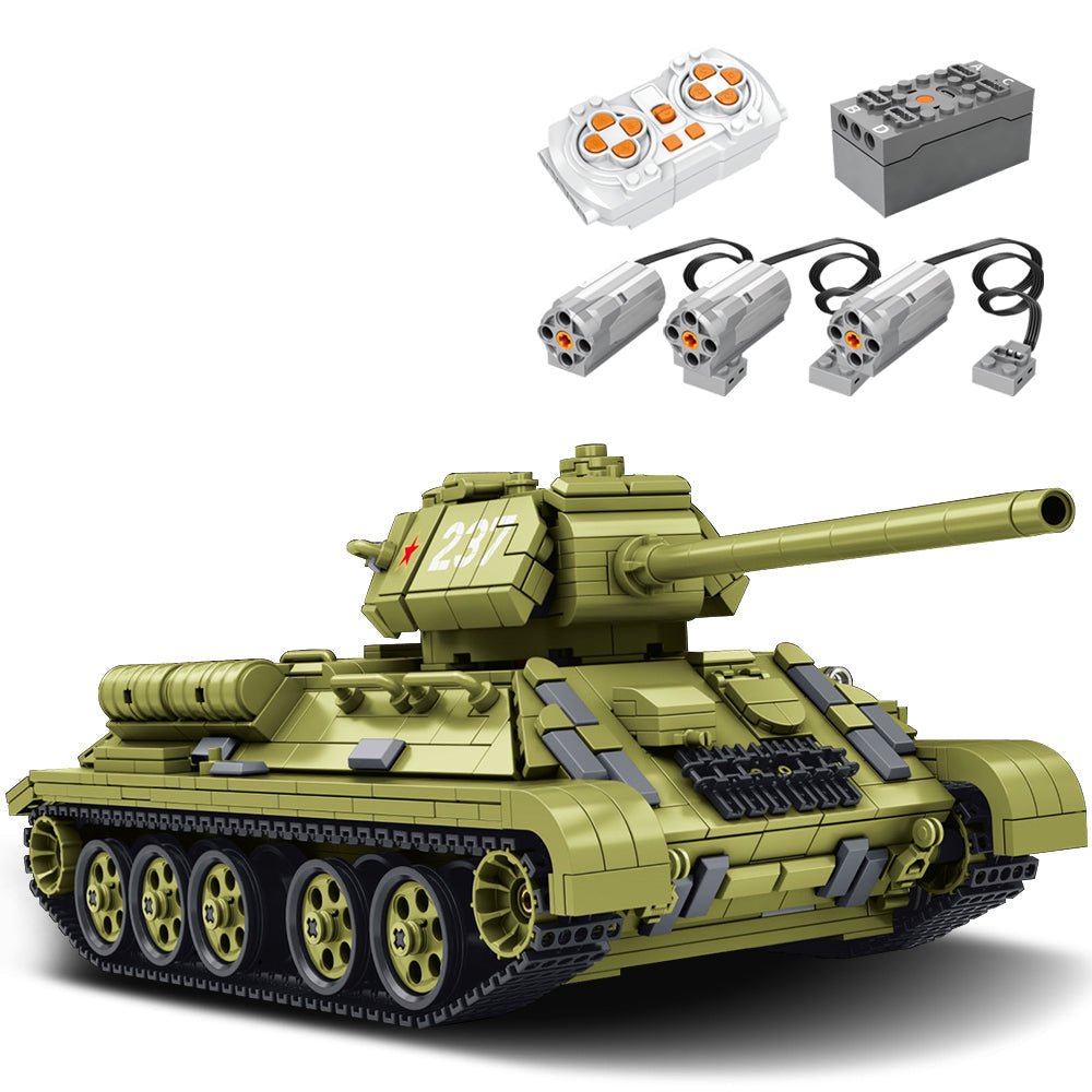 T-34 tank - Building Set | Power Brickz