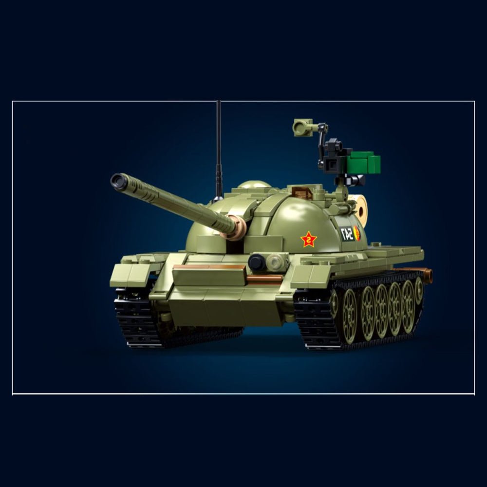 T54S Medium Tank - Building Set | Power Brickz