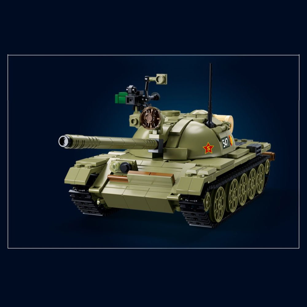 T54S Medium Tank - Building Set | Power Brickz