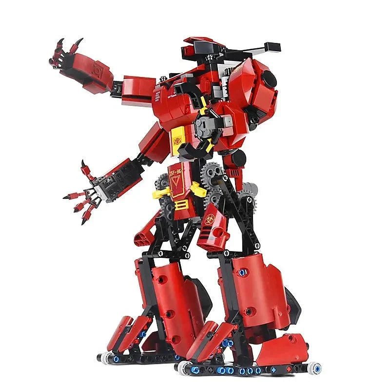 Tech RC Motorized Crimson Beast Robot Bricks Toy 15 | 038 | 636pcs - Power Brickz