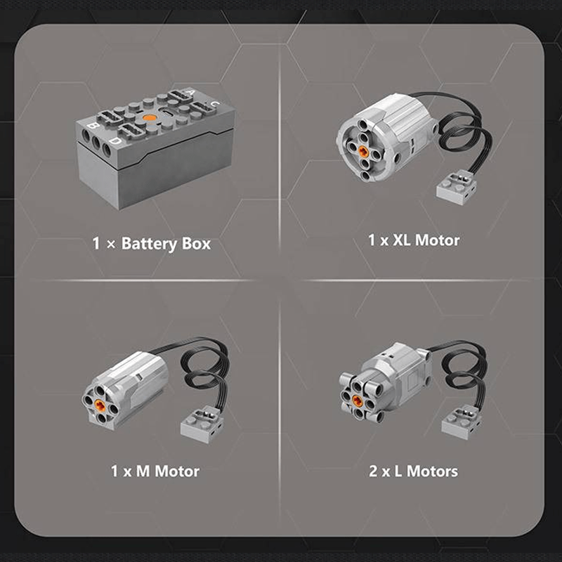 Telescopic Arm Forklift - Building Set | Power Brickz