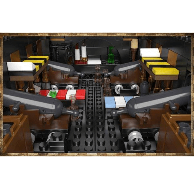 Black Pirate Ship - Building Set | Power Brickz