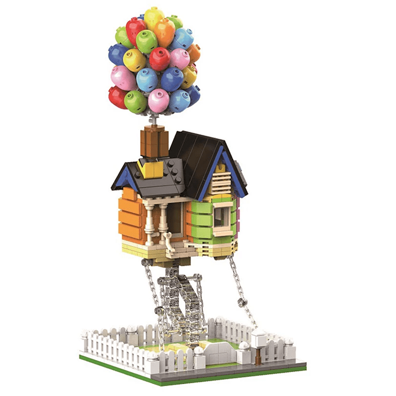 The "Balloon House" - Building Set | Power Brickz