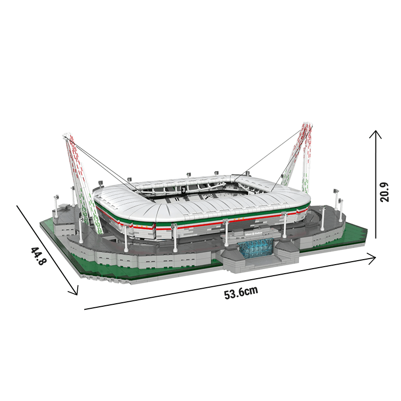 The Official Juventus Allianz Stadium - Building Set | Power Brickz