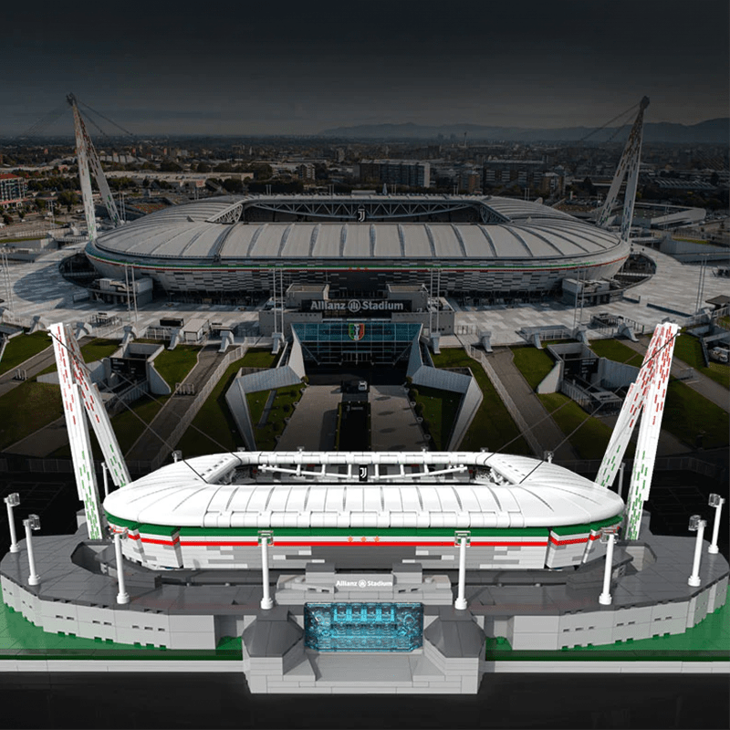 The Official Juventus Allianz Stadium - Building Set | Power Brickz