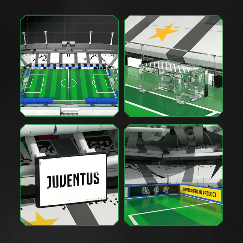 The Official Juventus Allianz Stadium - Building Set | Power Brickz