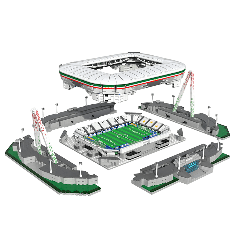 The Official Juventus Allianz Stadium - Building Set | Power Brickz