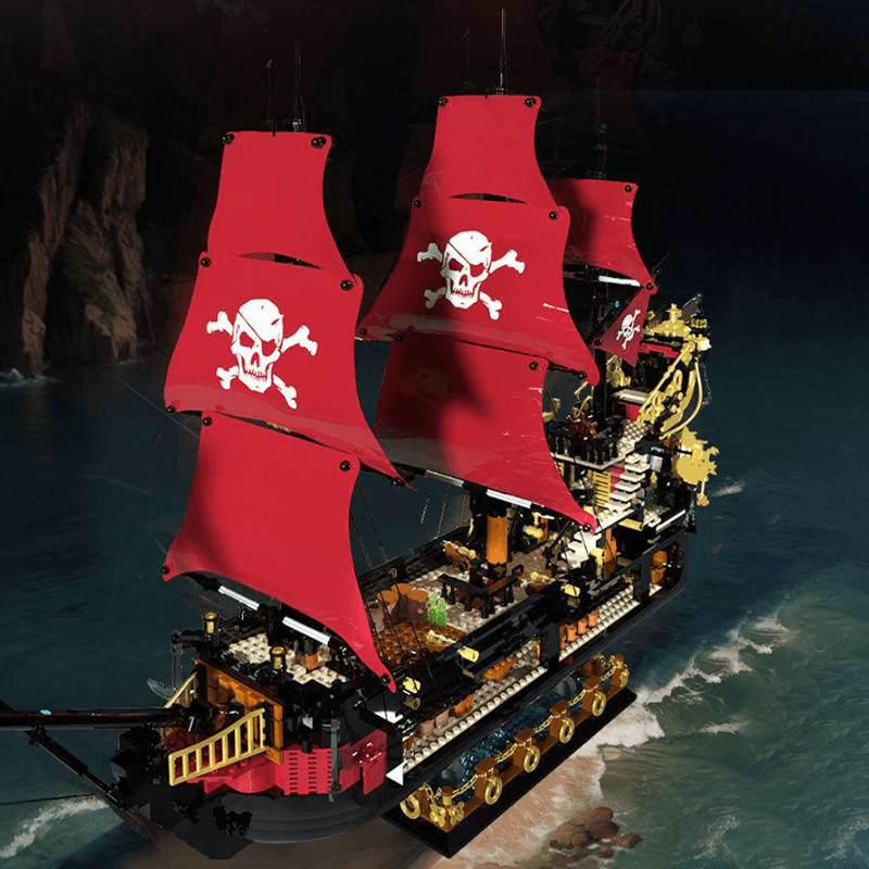 The Phantom Queens Ship - Building Set | Power Brickz