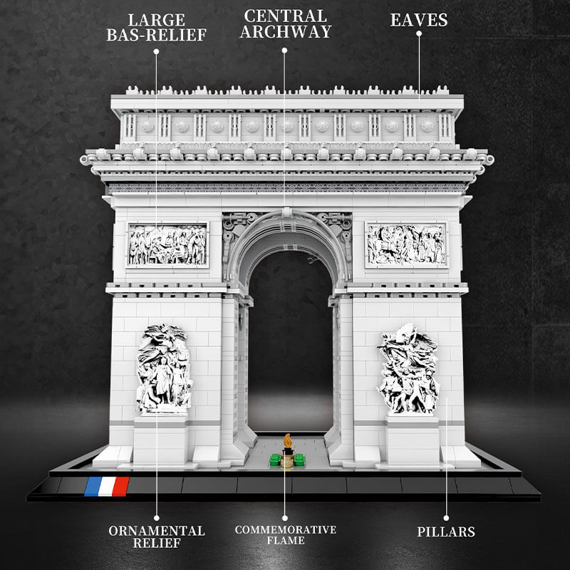 Arc de Triomphe - Building Set | Power Brickz